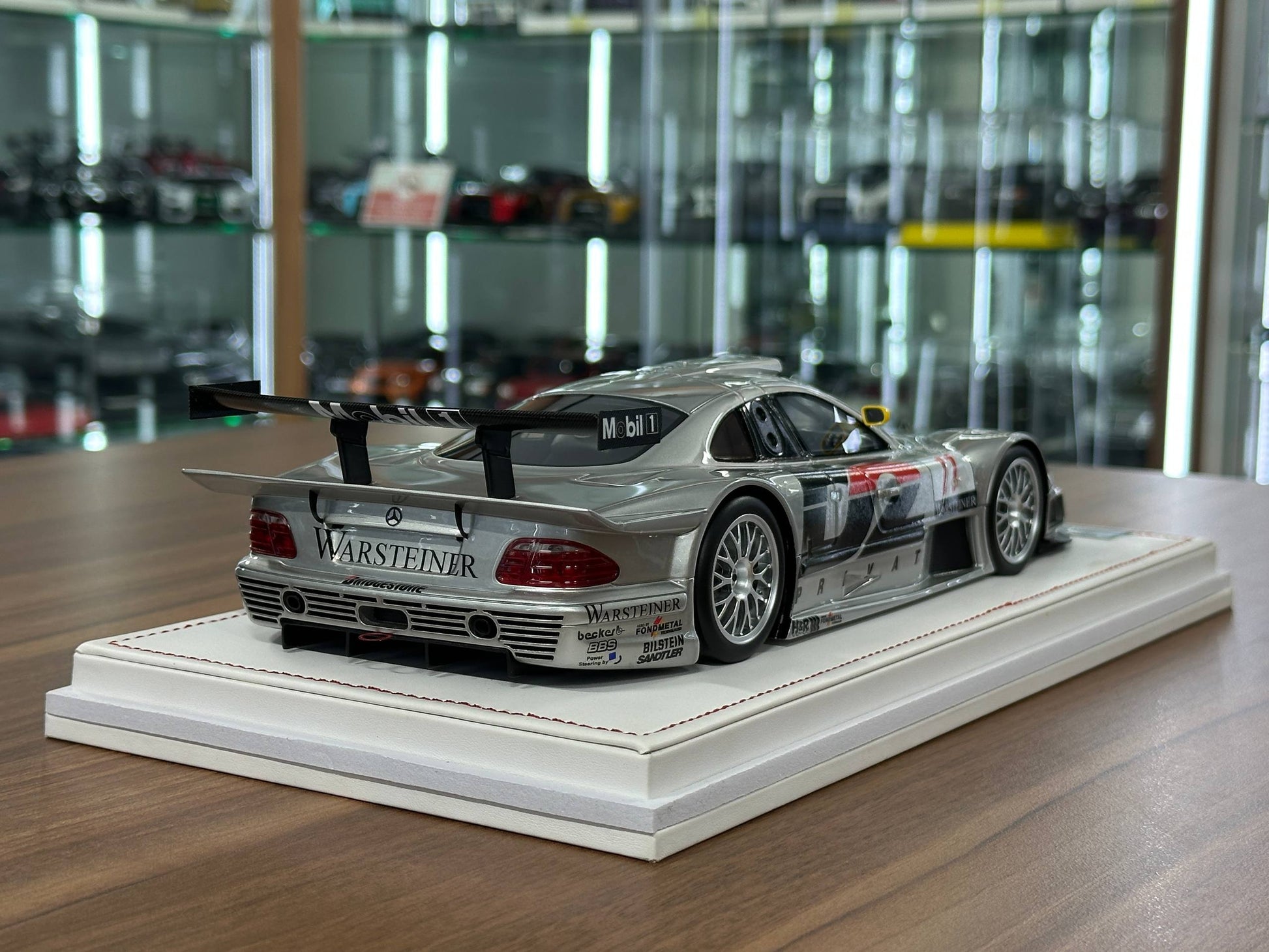 1/18 Resin IVY Merit Models Mercedes-Benz CLK GTR #11 – Silver (Warsteiner) (Limited to 60 pcs)