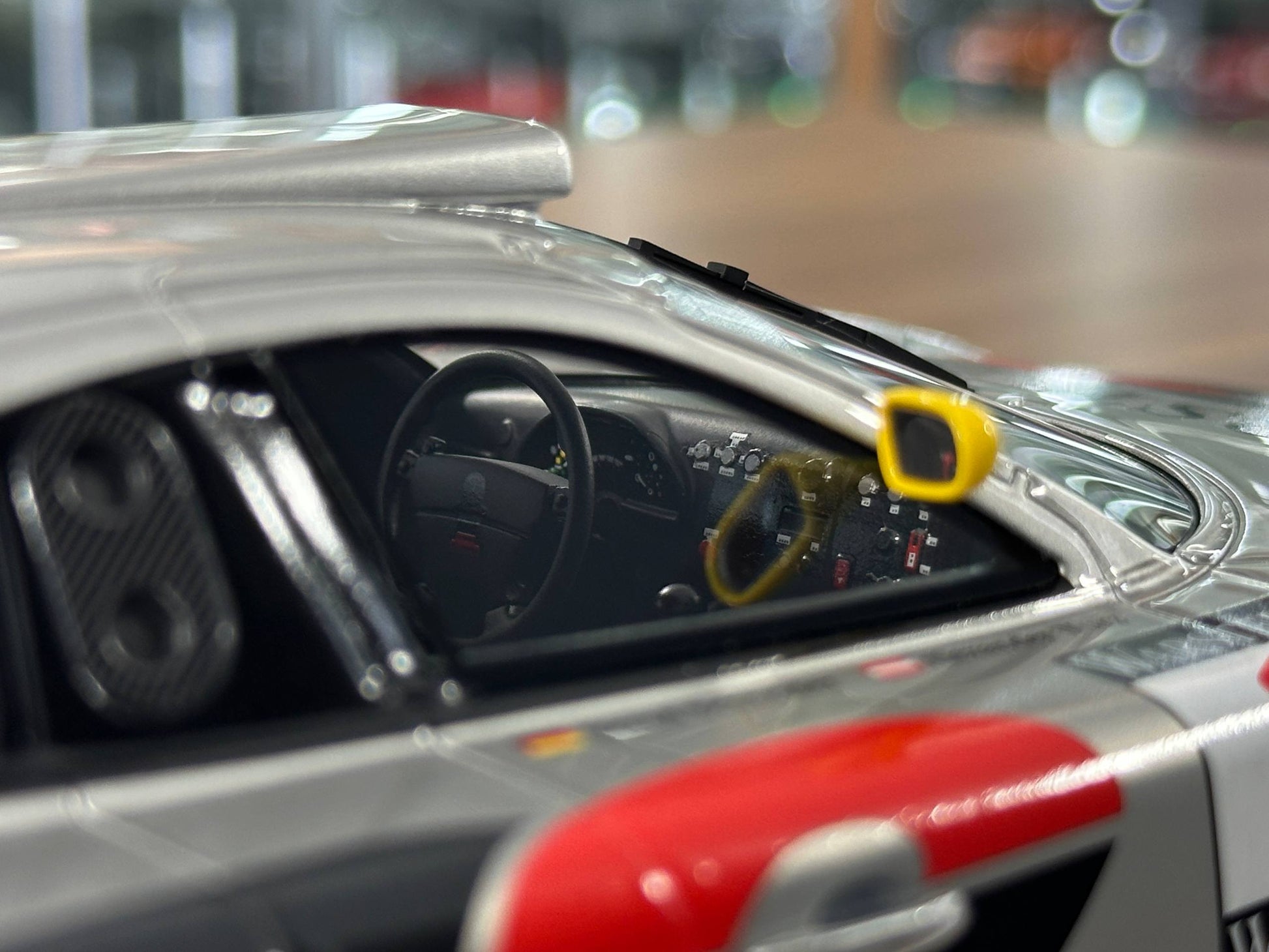 1/18 Resin IVY Merit Models Mercedes-Benz CLK GTR #11 – Silver (Warsteiner) (Limited to 60 pcs)