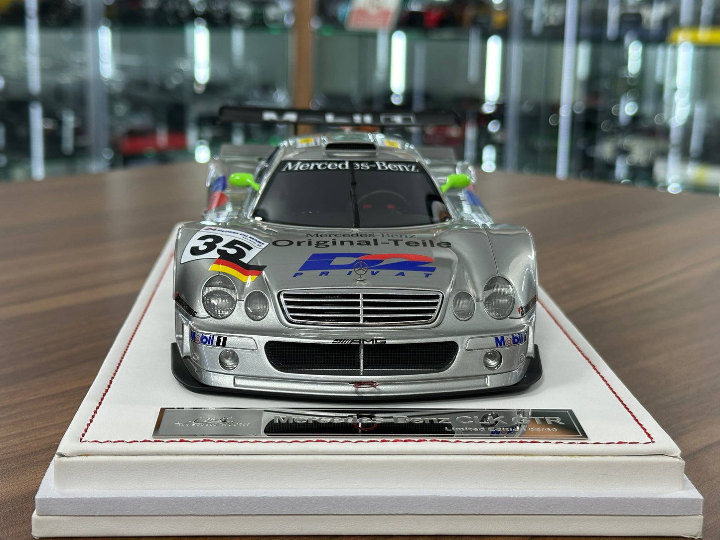 1/18 Resin IVY Merit Models Mercedes-Benz CLK GTR #35 – Silver (Warsteiner) (Limited to 60 pcs)