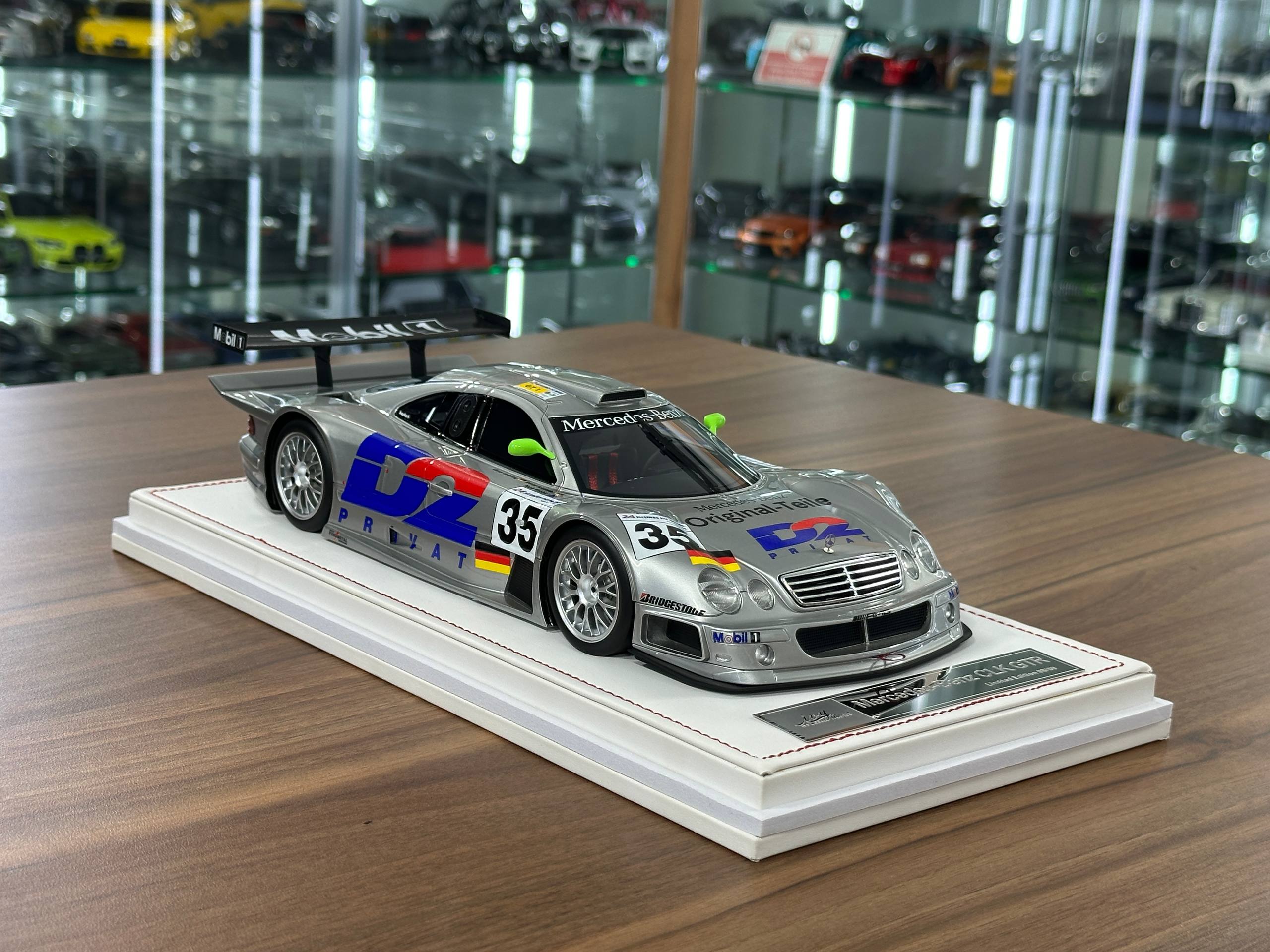 1:18 Mercedes-Benz CLK GTR #35 – Silver Warsteiner – IVY Merit