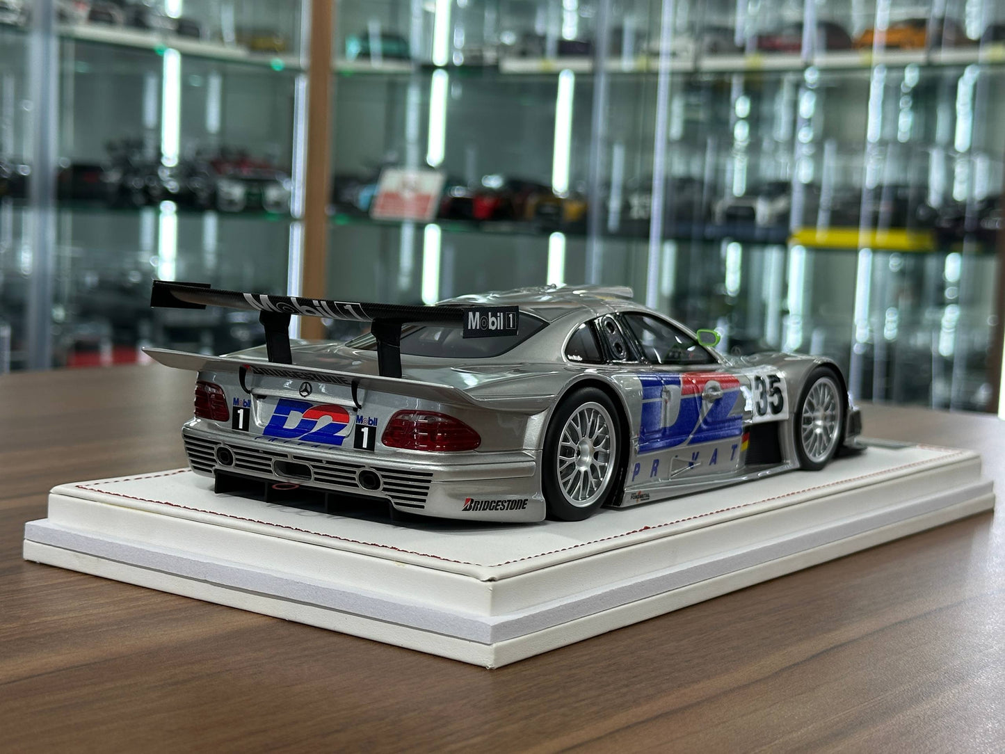 1/18 Resin IVY Merit Models Mercedes-Benz CLK GTR #35 – Silver (Warsteiner) (Limited to 60 pcs)
