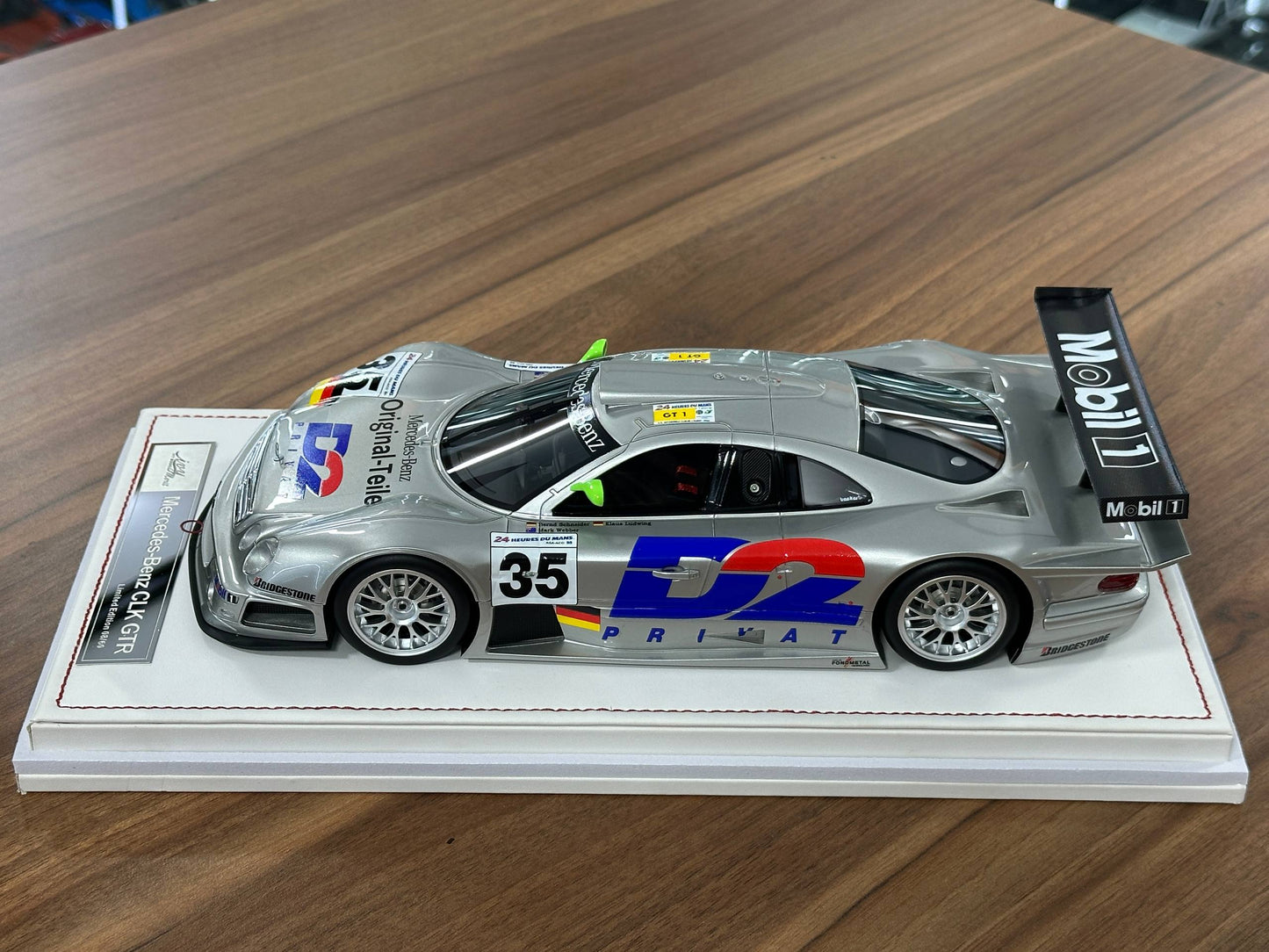 1/18 Resin IVY Merit Models Mercedes-Benz CLK GTR #35 – Silver (Warsteiner) (Limited to 60 pcs)