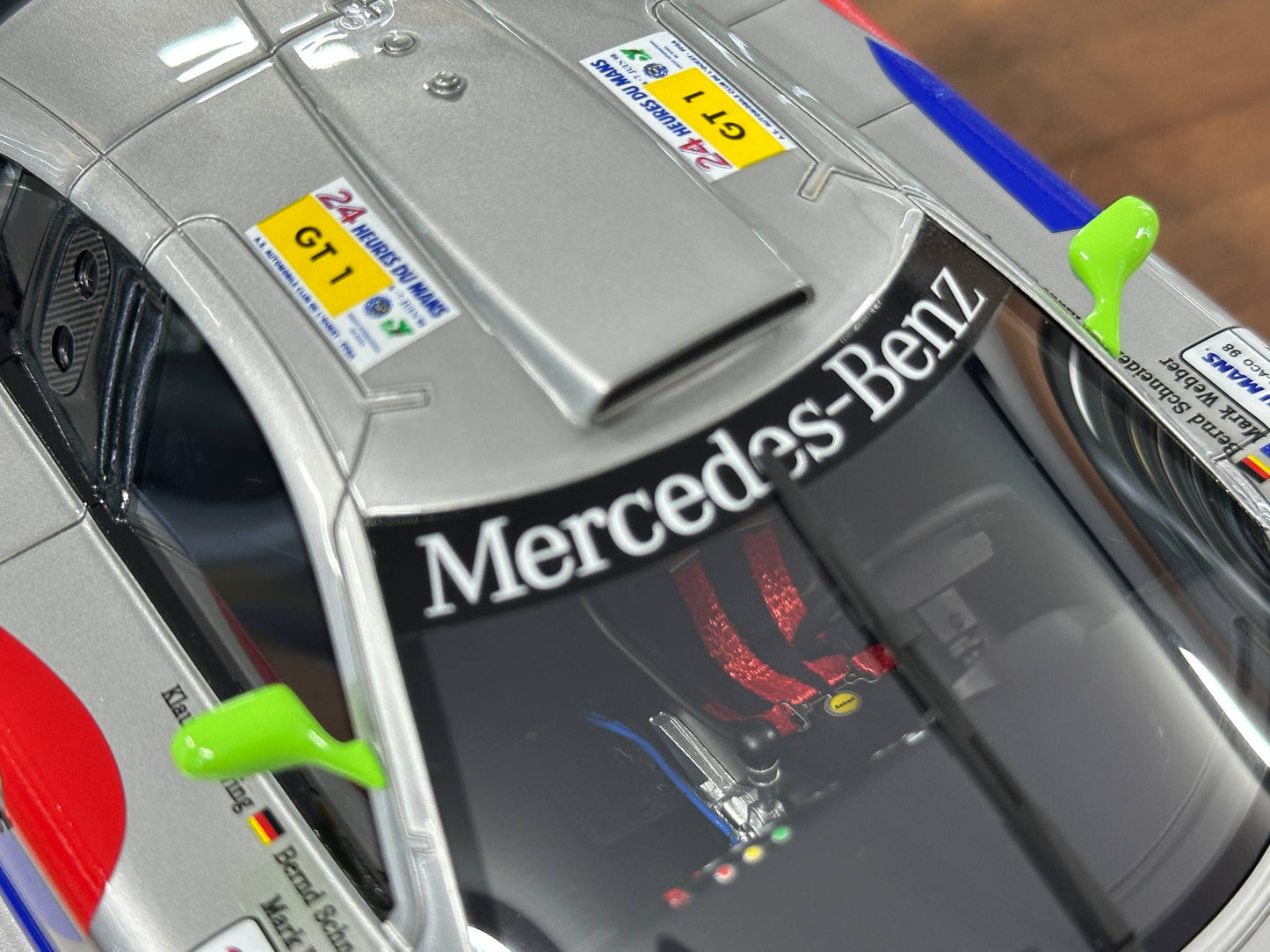 1/18 Resin IVY Merit Models Mercedes-Benz CLK GTR #35 – Silver (Warsteiner) (Limited to 60 pcs)