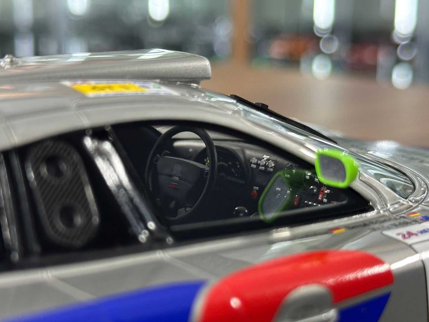 1/18 Resin IVY Merit Models Mercedes-Benz CLK GTR #35 – Silver (Warsteiner) (Limited to 60 pcs)