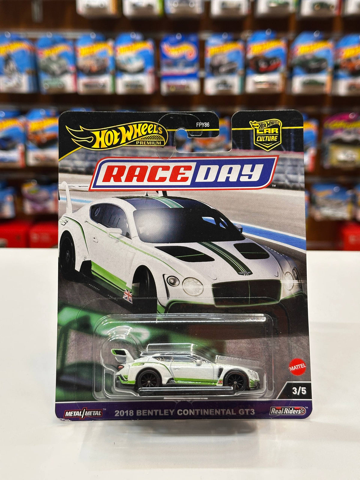 1/64 HotWheels 2018 Bentley Continental GT3