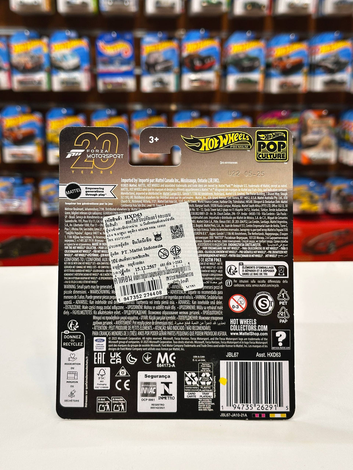 1/64 HotWheels 2016 Ford GT Race Car