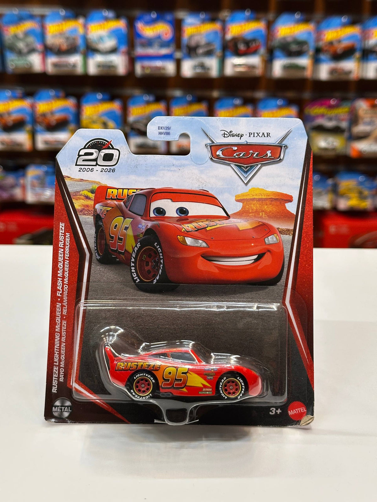 1/64 HotWheels Disney Pixar Red Car