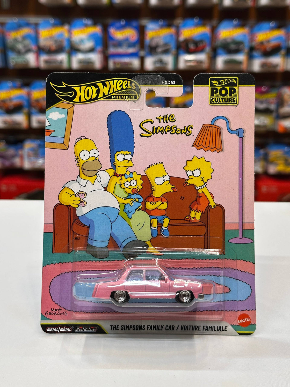 1/64 HotWheels Simpsons Family Car