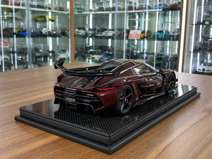 1/18 Resin Koenigsegg Jesko – FrontiArt Red Tinted Carbon = Limited 199 pcs