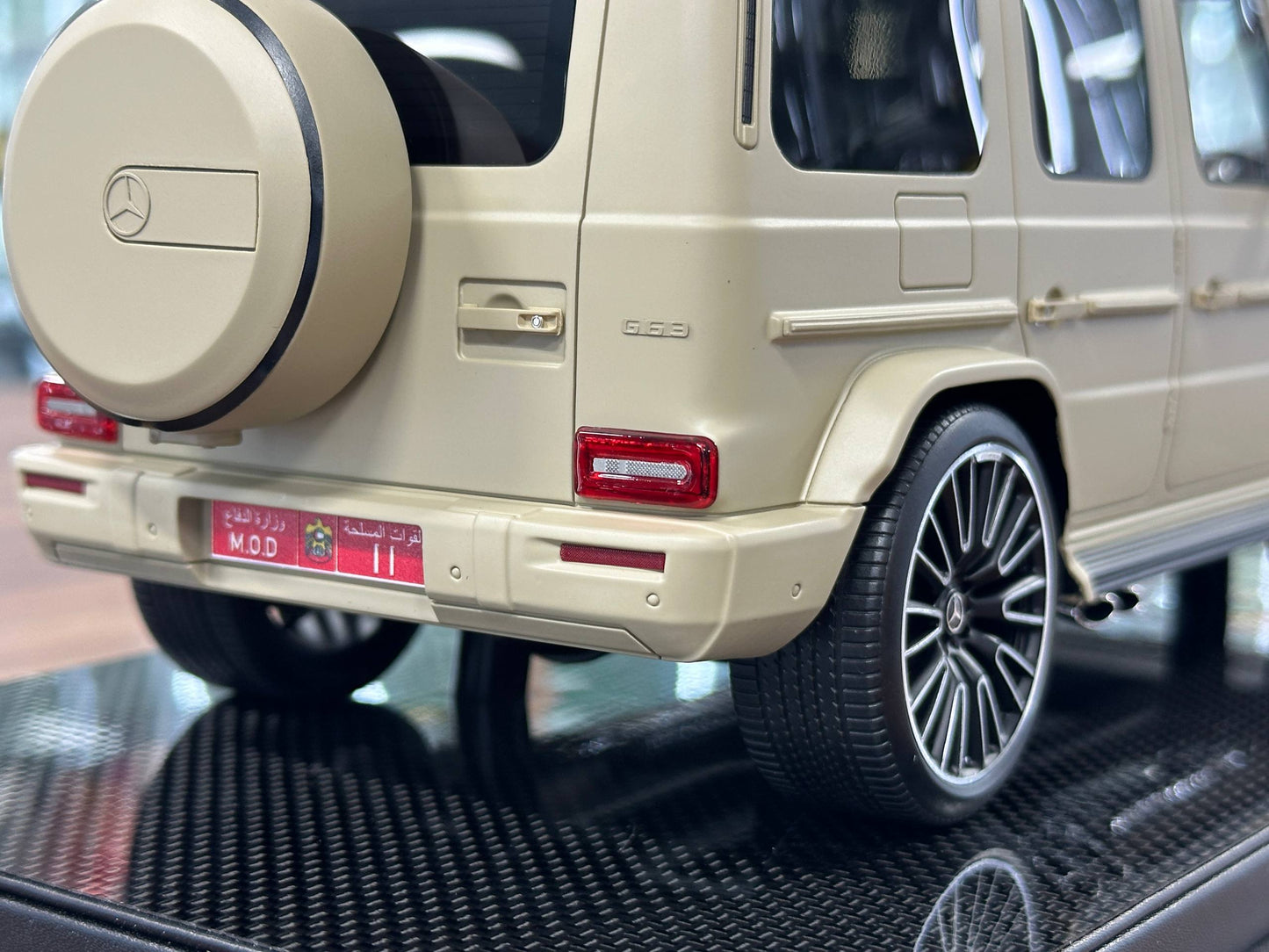 SE Models Mercedes-Benz AMG G63 2025 – Military Sand Beige (1:18 Resin, Limited to 63 pcs)