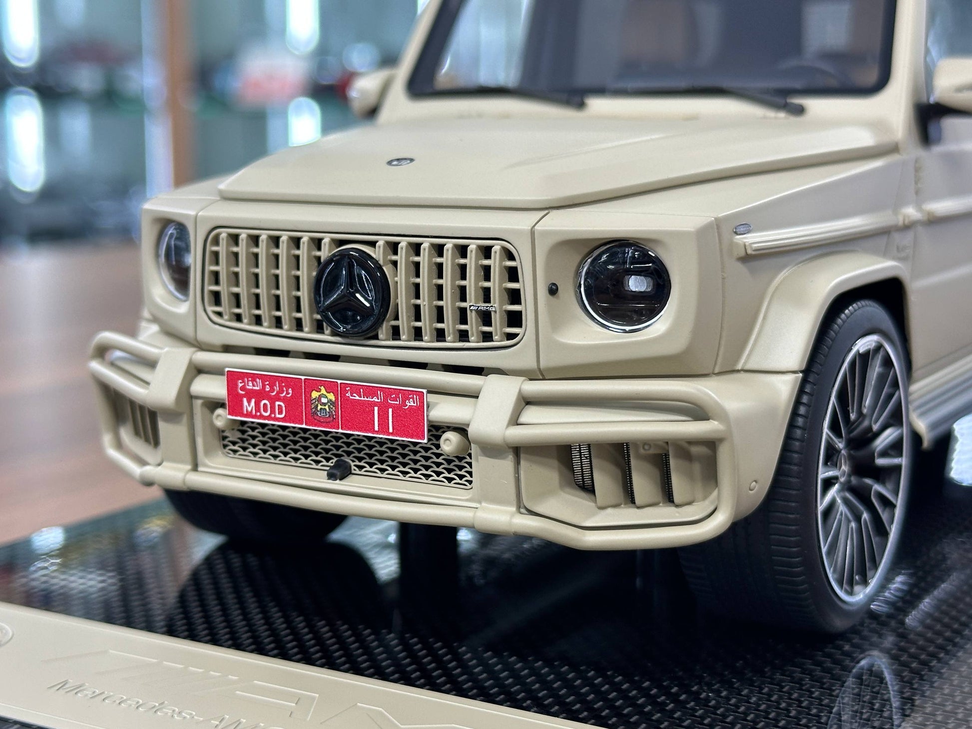 SE Models Mercedes-Benz AMG G63 2025 – Military Sand Beige (1:18 Resin, Limited to 63 pcs)