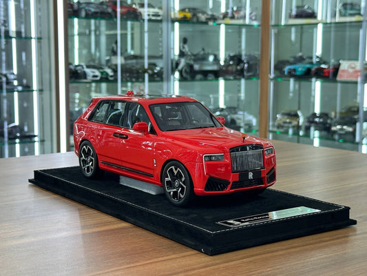 1/18 Resin Rolls-Royce Cullinan Series II Black Badge – H&H (Phoenix Red, Limited 30 pcs)