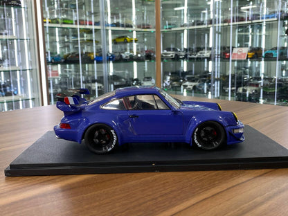 1/18 Diecast Porsche RWB - Champagne  by Solido in blue