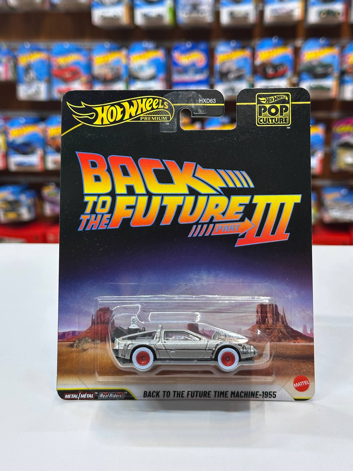 1/64 HotWheels Back To The Future Time Machine 1955