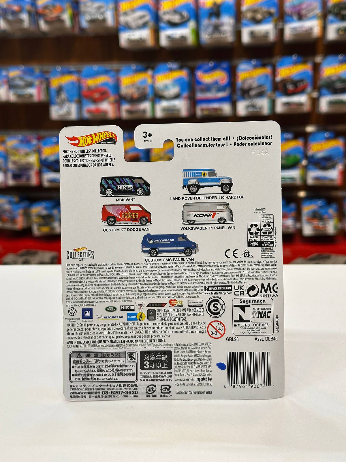 1/64 HotWheels Volkswagen T1 Panel Bus