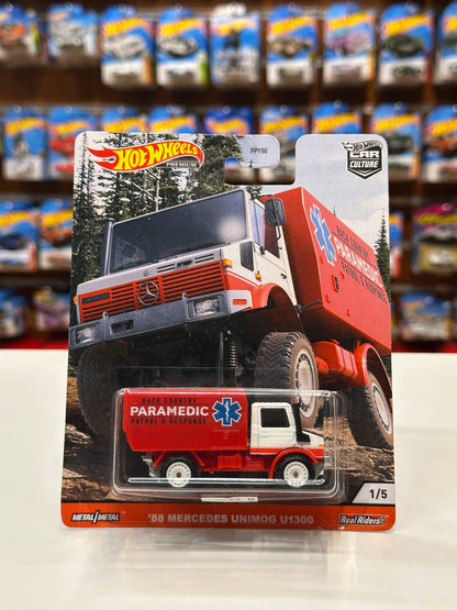 1/64 HotWheels 1988 Mercedes Unimog U1300