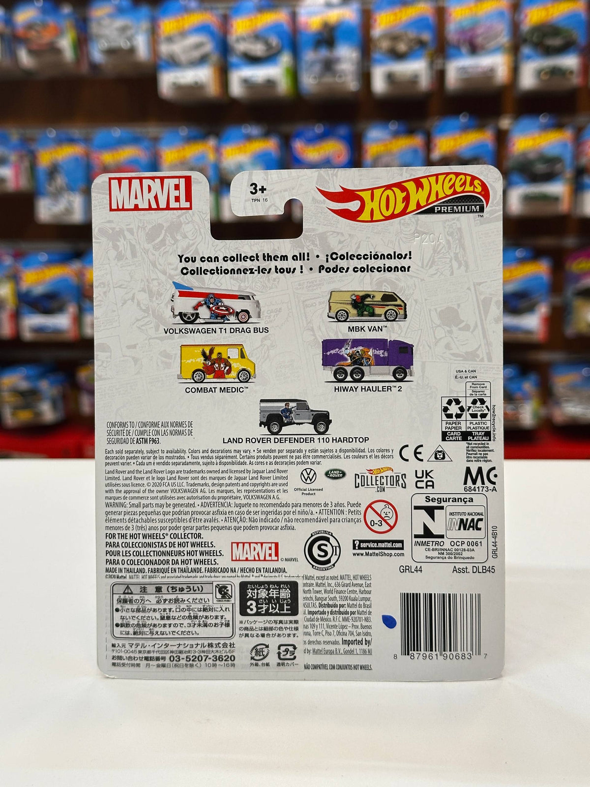 1/64 HotWheels Volkswagen T1 Dragon Bus