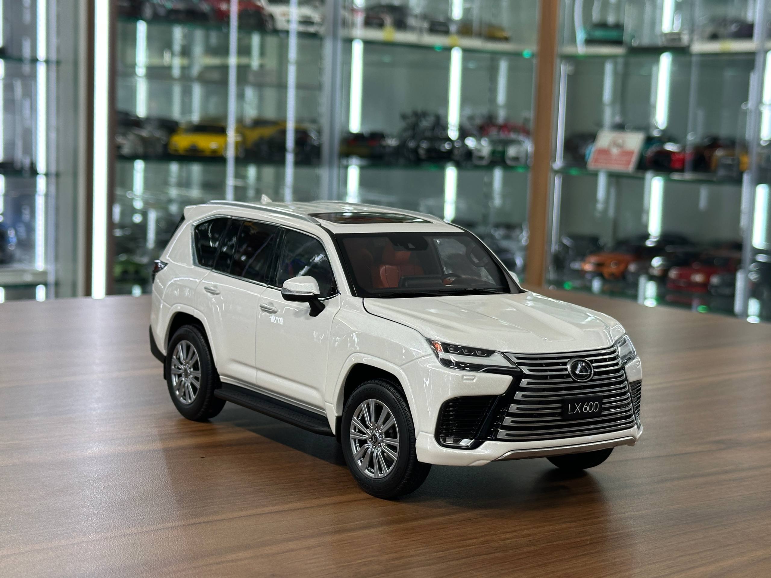 1/43 Diecast Model Lexus LX 600 “F SPORT” Sonic Titanium (Kyosho