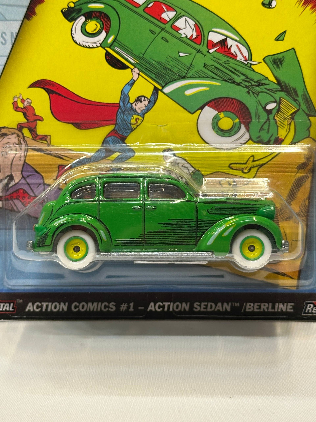 1/64 HotWheels Action Comics #1 Action Sedan