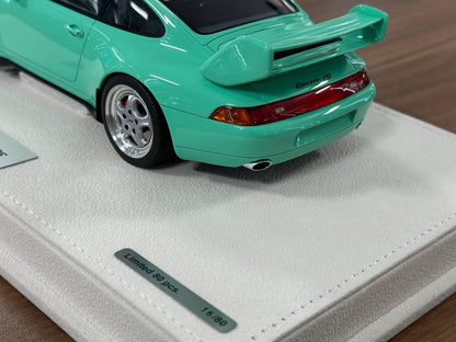 Porsche 911 (993) Carrera RS 1995 Japan Ver. 1:18 Resin Model – Mint Green – Make Up Models