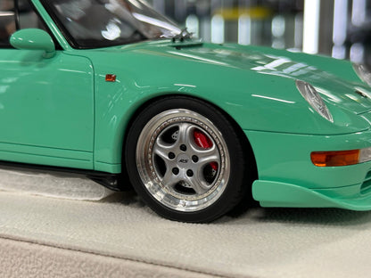 Porsche 911 (993) Carrera RS 1995 Japan Ver. 1:18 Resin Model – Mint Green – Make Up Models