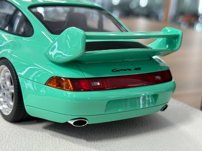 Porsche 911 (993) Carrera RS 1995 Japan Ver. 1:18 Resin Model – Mint Green – Make Up Models