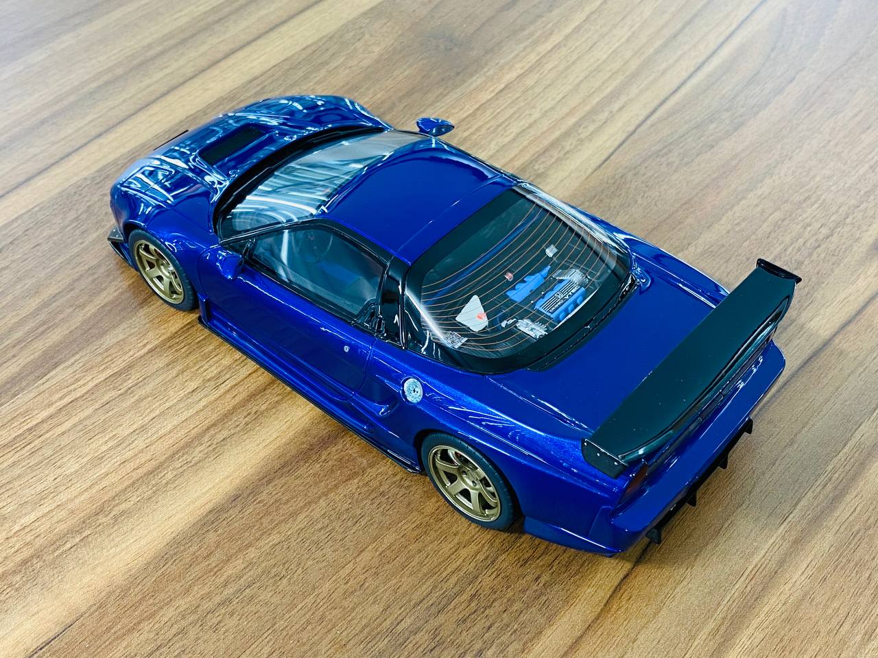 GT Spirit 1/18 Honda NSX Liberty Works Custom Fanny Blue Resin Model Car GT Spirit 1/18 Honda NSX Liberty Works Custom Fanny Blue Resin Model Car