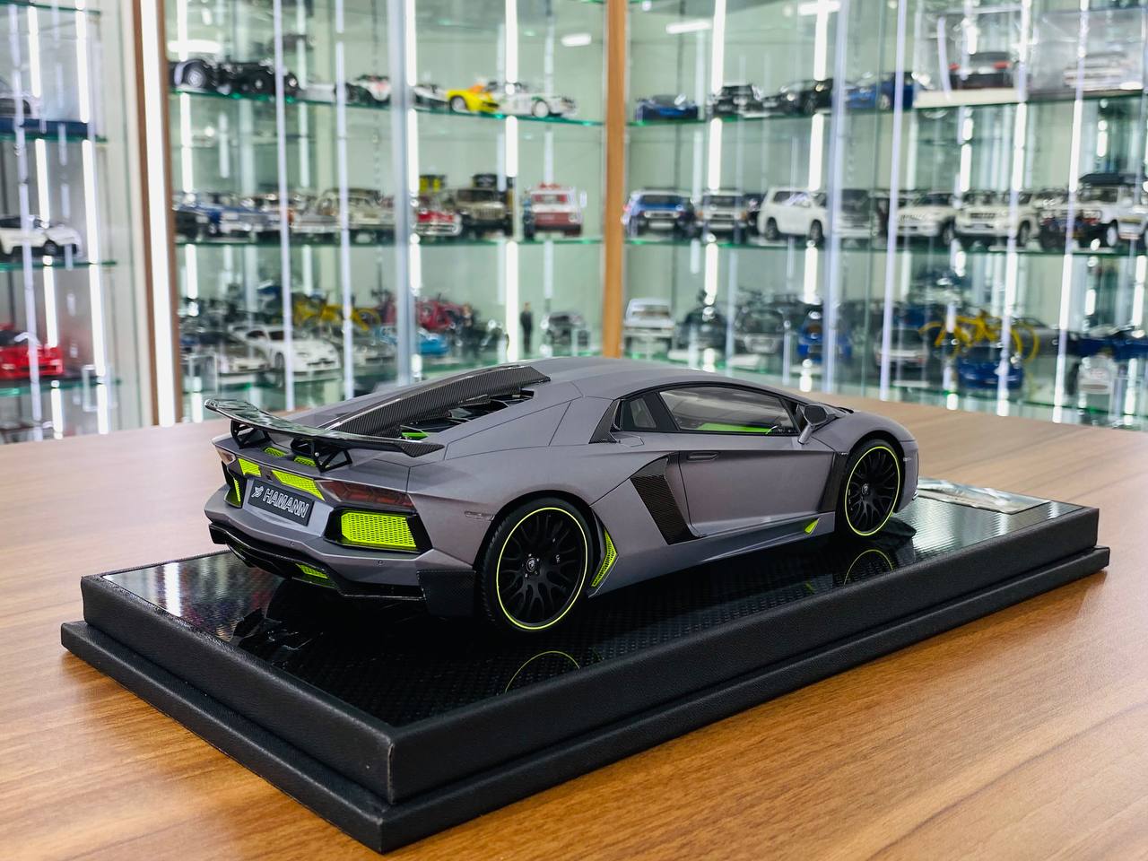 1/18 Resin Model - VMB Model Lamborghini Aventador LP 700-4 Hamann in Grey, Limited to 66 Pieces