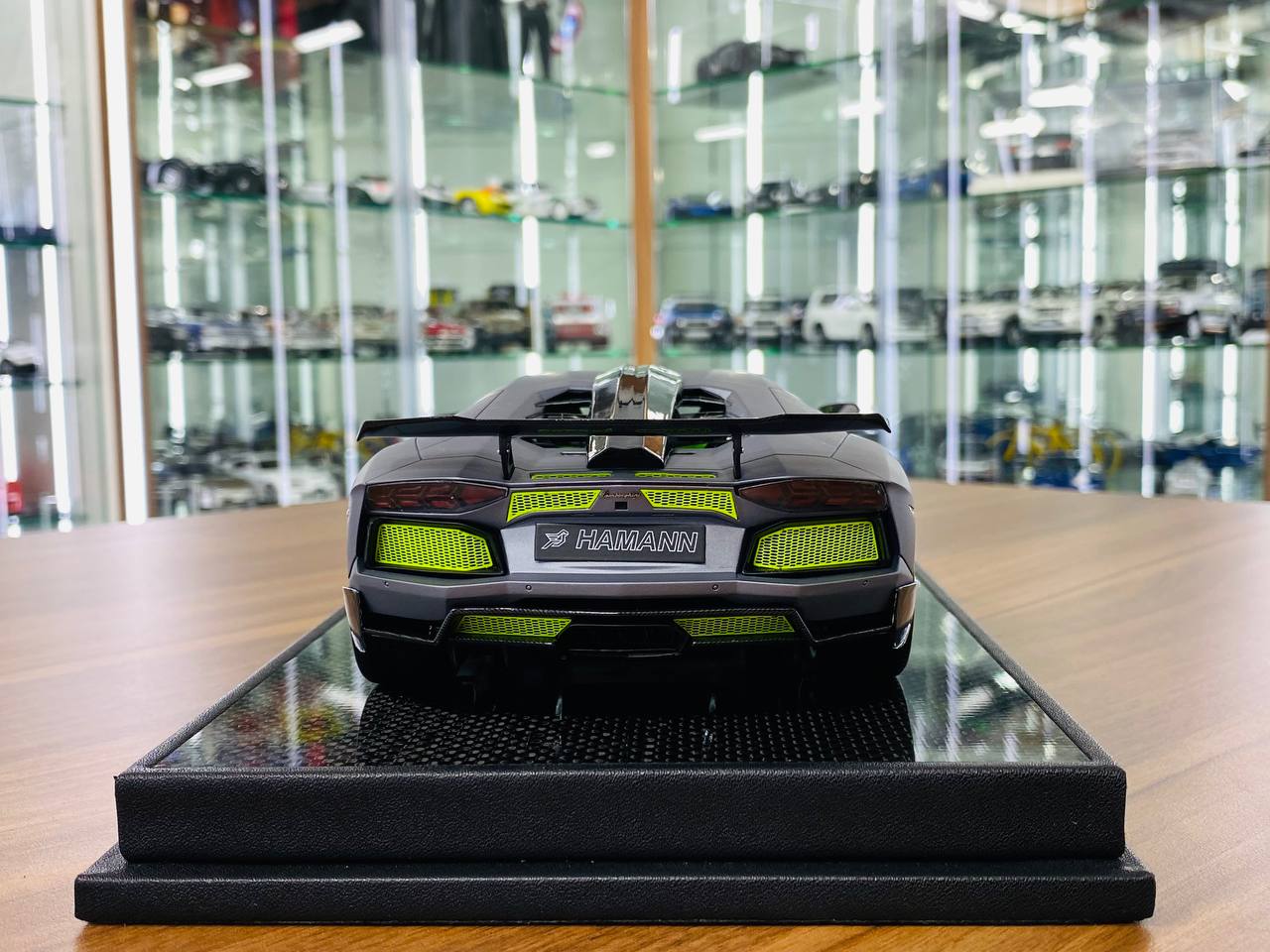 1/18 Resin Model - VMB Model Lamborghini Aventador LP 700-4 Hamann in Grey, Limited to 66 Pieces