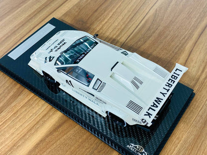 1/18 Resin Model - VIP Models Lamborghini Countach LB-Work #41 in White, Limited to 99 Pieces