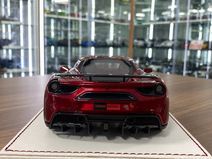 1/18 Resin Ferrari 488 GTB NOVITEC ROSSO  Chrome Red by Davis & Giovanni Limited 10 pcs
