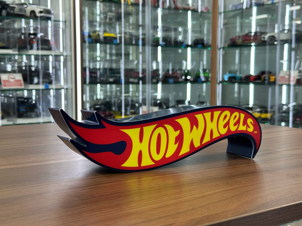HotWheels Logo LED Wall Light | Decorative Wall Mount Sign