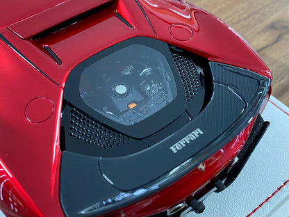 1/18 Resin – Ferrari SF90 Stradale Novitec | Davis & Giovanni | Limited 6 pcs | Candy Red / Black Red Interior
