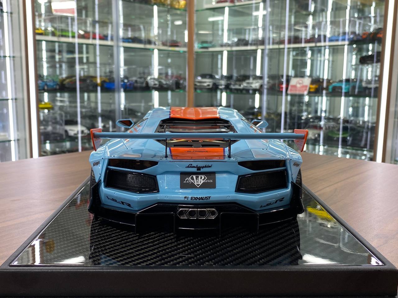 1/12 Davis & Giovanni Lamborghini Aventador 2.0 LB★WORKS – Gulf | Resin | 1 of 10