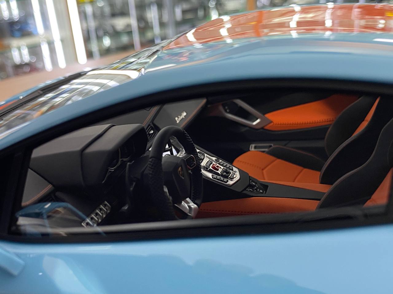 1/12 Davis & Giovanni Lamborghini Aventador 2.0 LB★WORKS – Gulf | Resin | 1 of 10