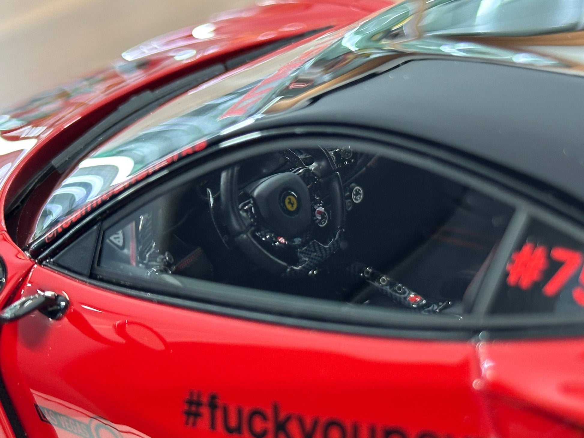 1/18 Resin Davis & Giovanni Ferrari 488 GTB N-Largo Novitec GoldRush Rally – Rosso Corsa / Rally Livery ( Limited to 15 pcs)