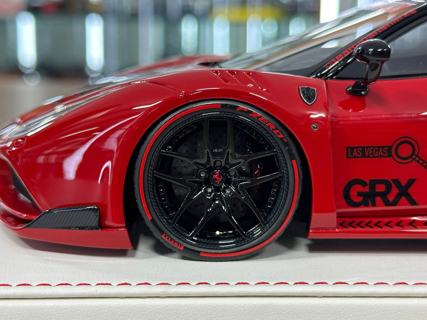 1/18 Resin Davis & Giovanni Ferrari 488 GTB N-Largo Novitec GoldRush Rally – Rosso Corsa / Rally Livery ( Limited to 15 pcs)