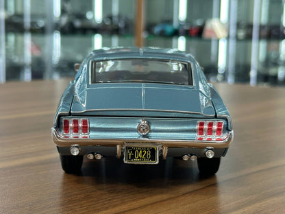 1/18 Diecast Maisto Ford Mustang GT Cobra Jet 1968 Blue