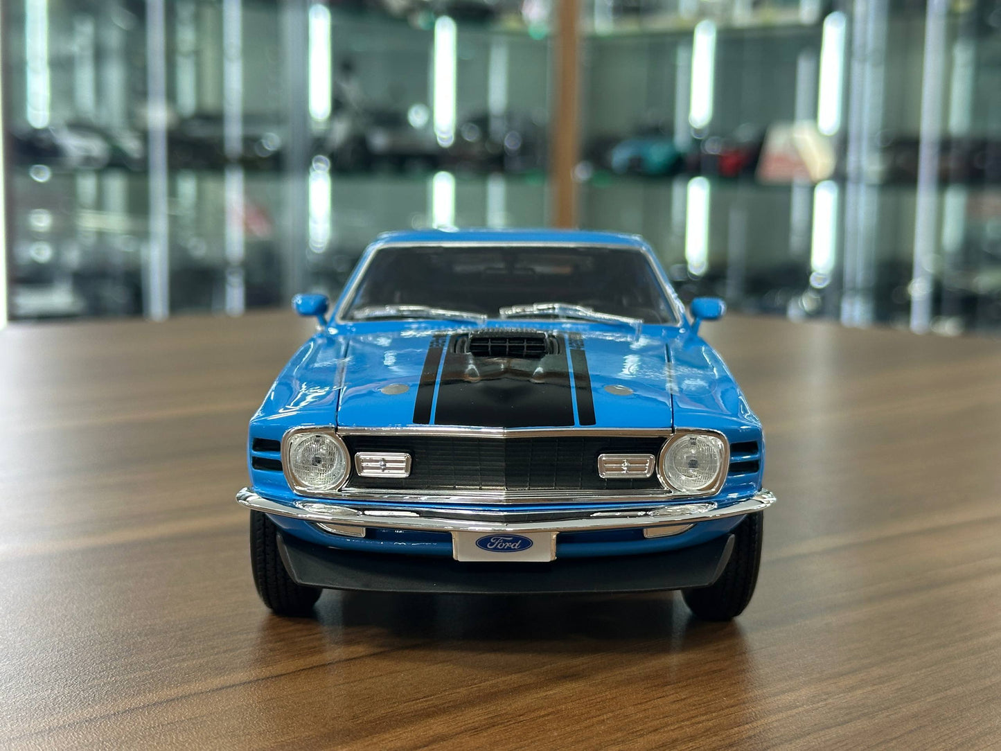 1/18 Diecast Maisto Ford Mustang Mach1 1970 in Blue