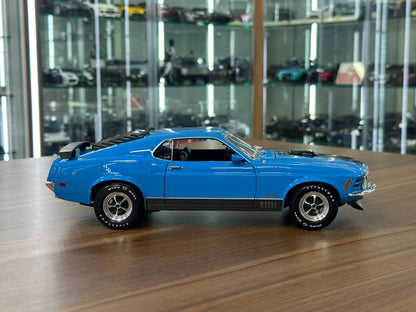 1/18 Diecast Maisto Ford Mustang Mach1 1970 in Blue