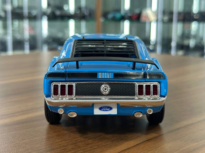 1/18 Diecast Maisto Ford Mustang Mach1 1970 in Blue