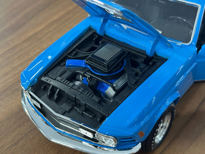 1/18 Diecast Maisto Ford Mustang Mach1 1970 in Blue