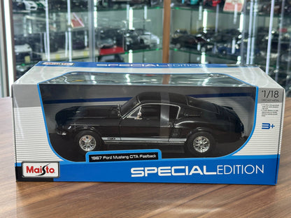 1/18 Diecast Maisto Ford Mustang GTA Fastback 1967 in Black