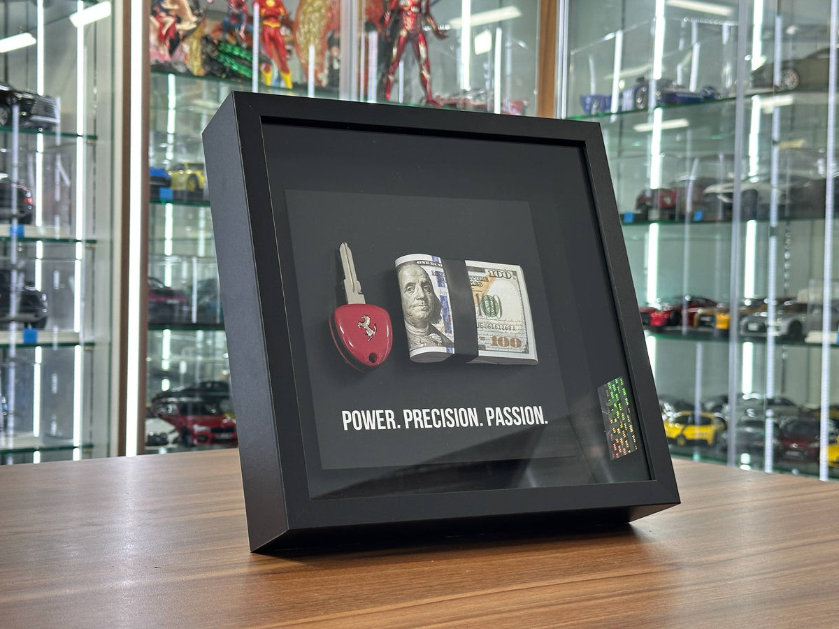 Car Key Frame Premium   Ferrari / USD $ Key Frame With   Size hight 27 cm width 27 cm