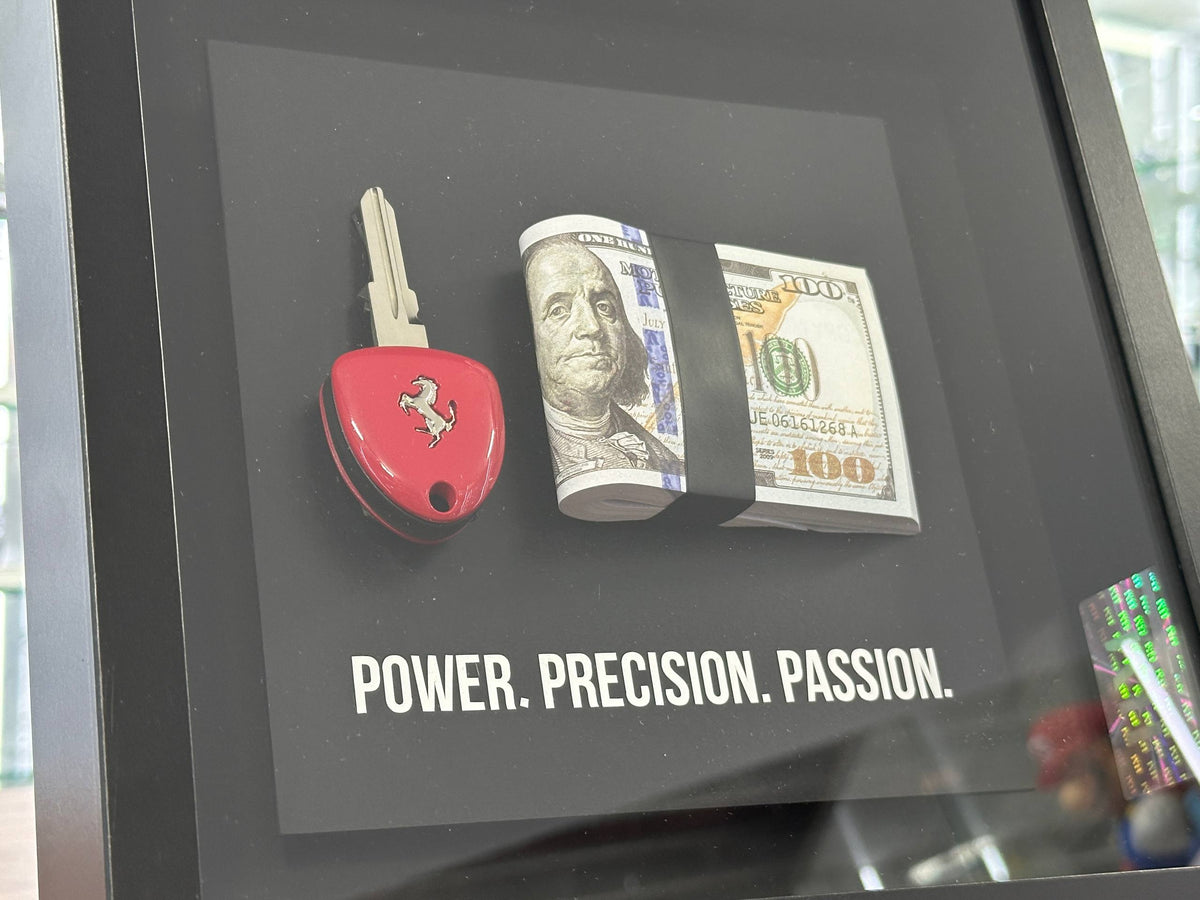 Car Key Frame Premium   Ferrari / USD $ Key Frame With   Size hight 27 cm width 27 cm