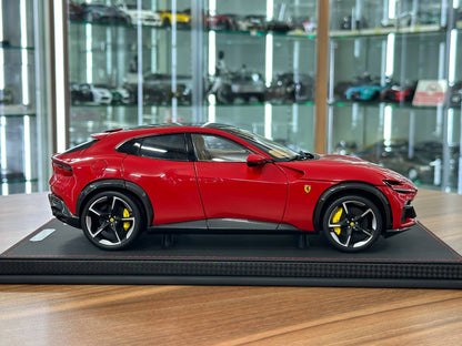 1/18 Diecast Ferrari Purosangue – BBR Collection (Rosso Corsa, Panoramic Roof, Limited 340 pcs, Full Opening)