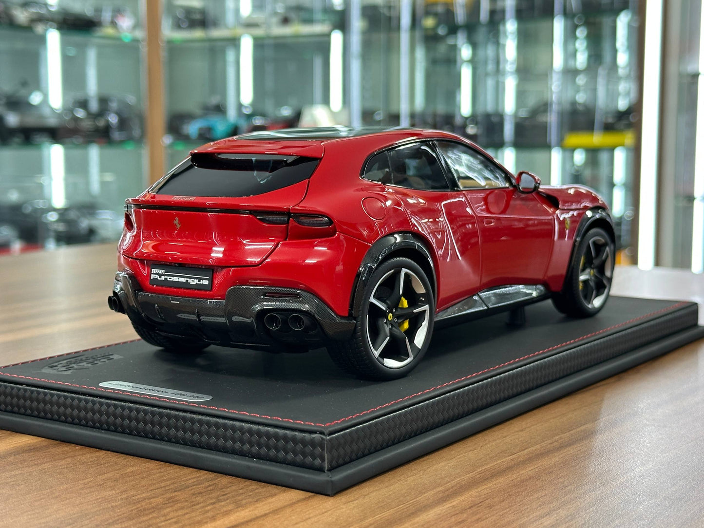 1/18 Diecast Ferrari Purosangue – BBR Collection (Rosso Corsa, Panoramic Roof, Limited 340 pcs, Full Opening)