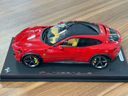 1/18 Diecast Ferrari Purosangue – BBR Collection (Rosso Corsa, Panoramic Roof, Limited 340 pcs, Full Opening)