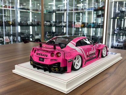 1/18 Resin – Nissan R35 Nismo GT-RR LBWK (Pink Metallic / Black-White Livery) by Davis & Giovanni – Limited 10 pcs