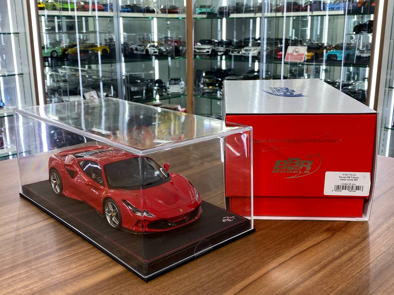 1/18 Resin BBR Ferrari F8 Tributo in Rosso Corsa 322 | Limited 48 pcs Collectible